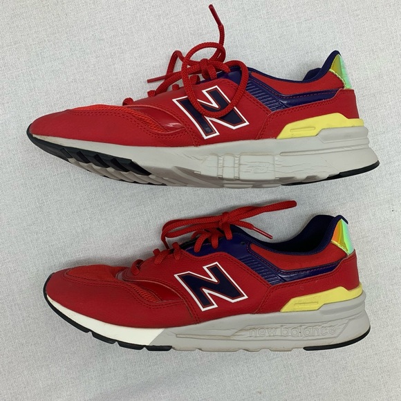 New Balance 997H 'Team Orange / Virtual Sky' Sneakers – Size 8 - Picture 3 of 13